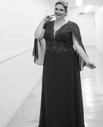 عکس لباس مجلسی شیک زنان چاق