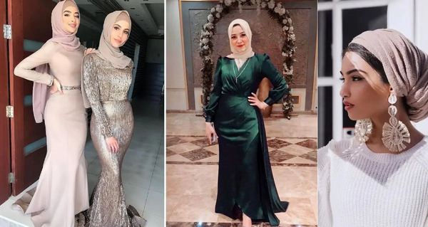 عکس لباس های مجلسی باحجاب شیک