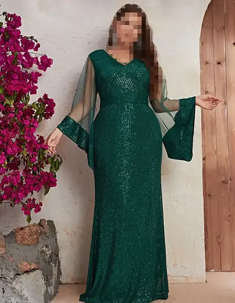 عکس مدل لباس مجلسی آستین شیک