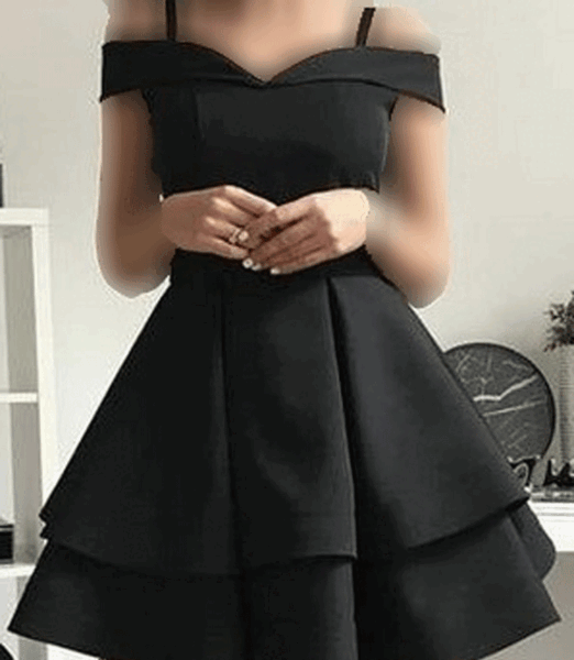 عکس مدل لباس مجلسی دخترانه با یقه دلبری
