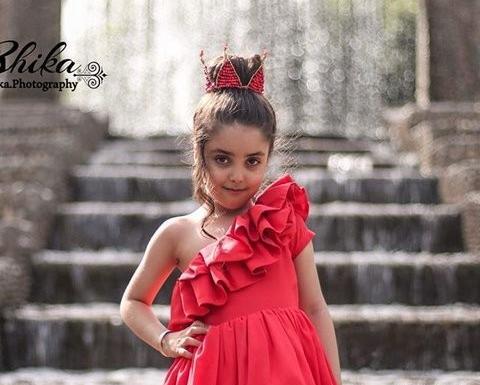 عکس مدل لباس مجلسی دخترانه هفت سال