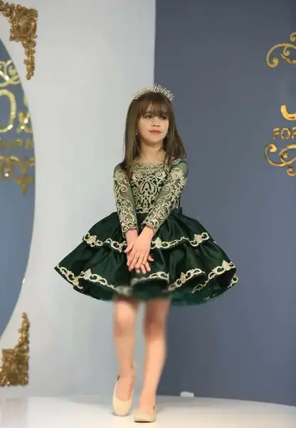 عکس مدل لباس مجلسی دخترانه 7 ساله