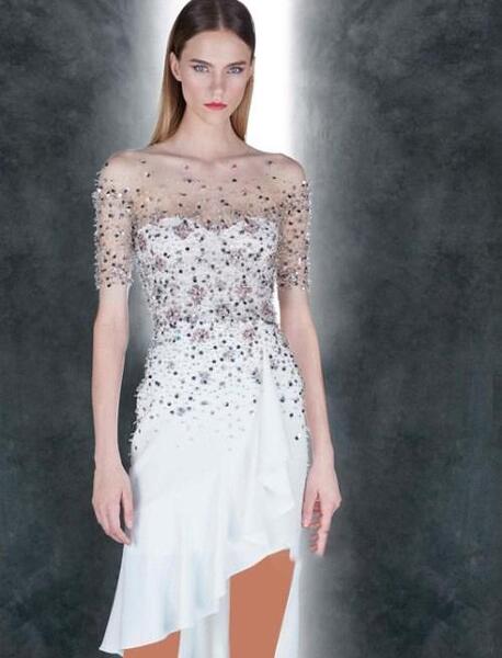 عکس لباس مجلسی دخترانه برای لاغرا