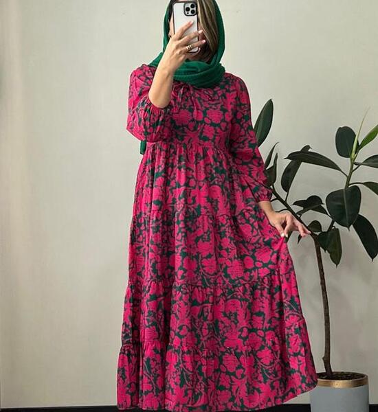 عکس مدل لباس مجلسی دخترانه گل گلی