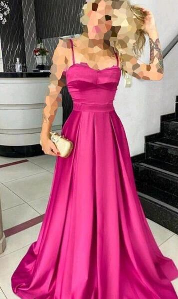 عکس لباس مجلسی دخترانه رنگ صورتی