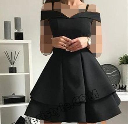 عکس لباس مجلسی دخترانه نوجوان سیاه