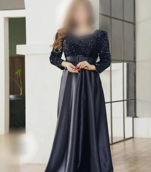 عکس لباس مجلسی دخترانه رنگ سیاه