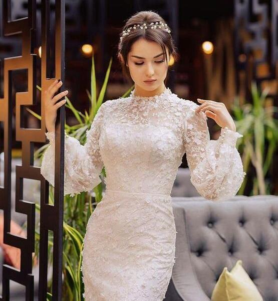 عکس لباس مجلسی سفید دخترانه جدید