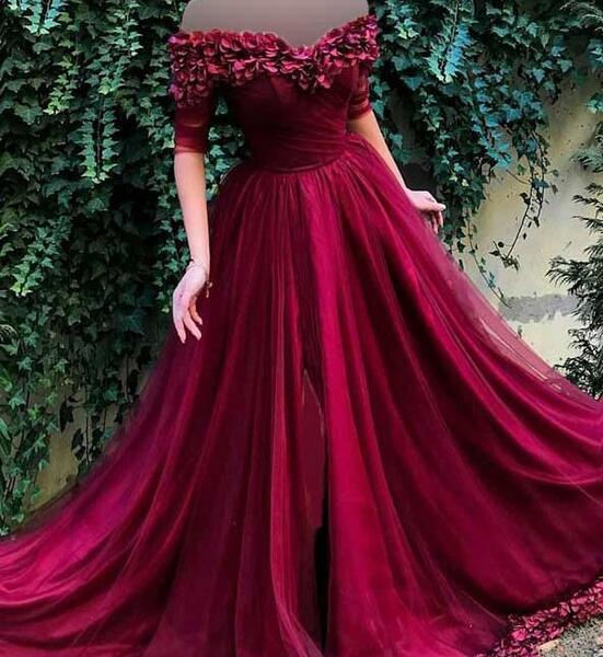 عکس لباس مجلسی دخترانه ساده و بلند