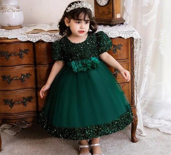 عکس مدل لباس مجلسی دخترانه زیر زانو