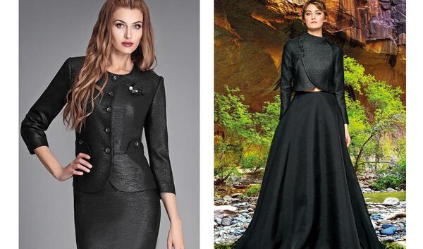 عکس مدل لباس مجلسی دخترانه با پارچه ژاکارد