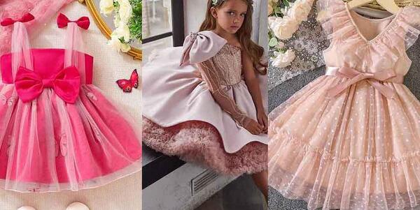 عکس لباس مجلسی دخترانه با حریر