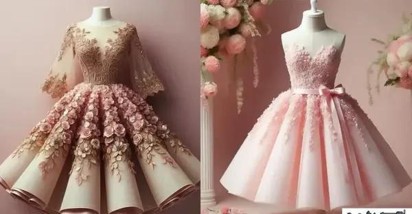 عکس مدل لباس مجلسی دخترانه 14 ساله اسپرت بلند