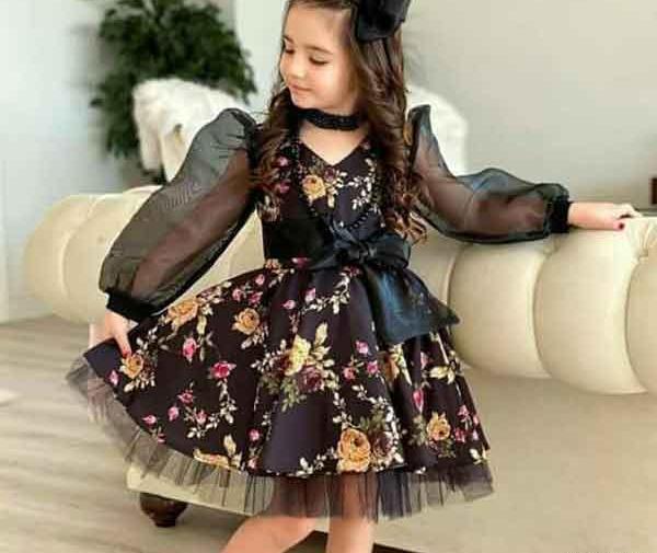عکس مدل لباس مجلسی دخترانه 14 ساله اسپرت بلند
