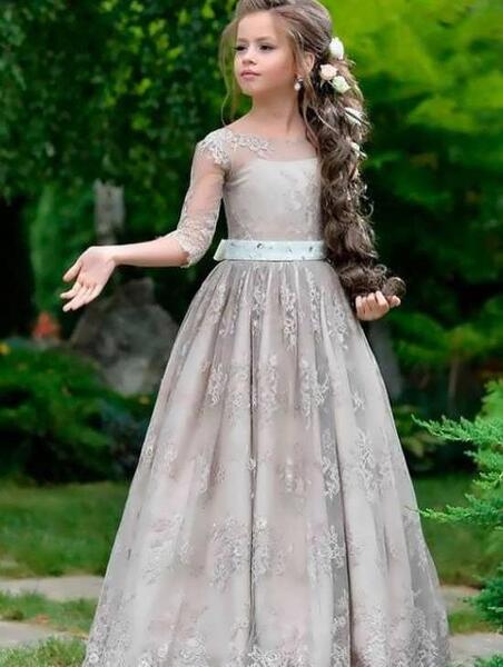 عکس مدل لباس مجلسی دخترانه 14 ساله اسپرت بلند