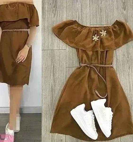 عکس مدل لباس مجلسی دخترانه 14 ساله اسپرت بلند