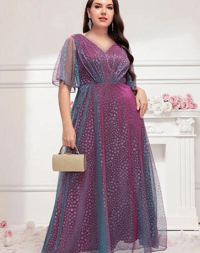 عکس لباس مجلسی دخترانه برای چاق