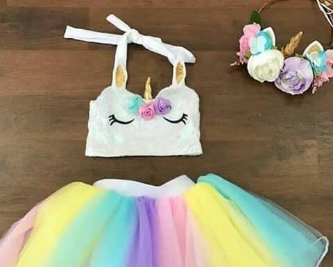 عکس لباس مجلسی دخترانه اسب تک شاخ