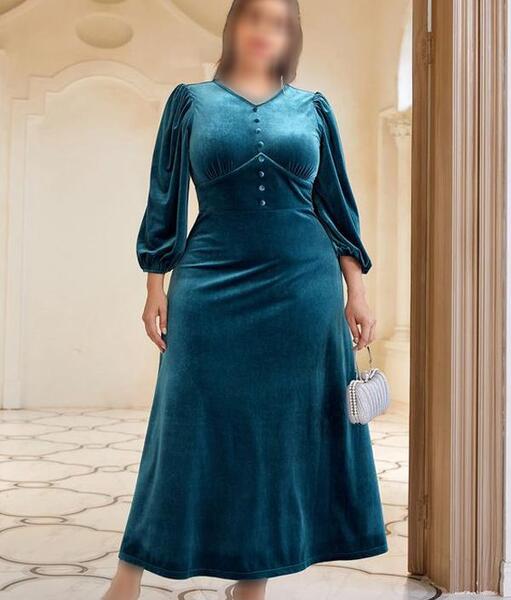 عکس لباس مجلسی مخمل ترکیه دخترانه