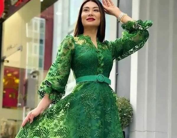 عکس لباس مجلسی دخترانه تور و گیپور