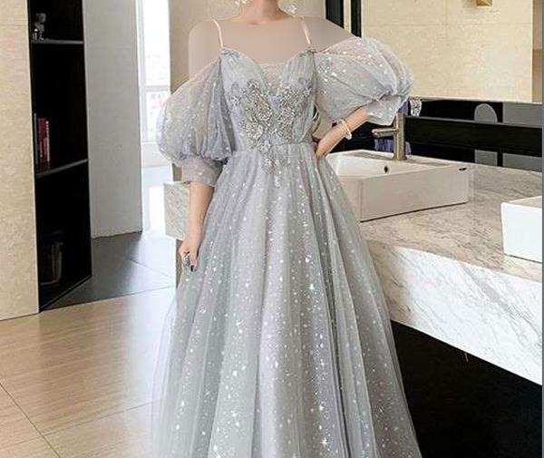 عکس مدل لباس مجلسی دخترانه پرنسسی بلند
