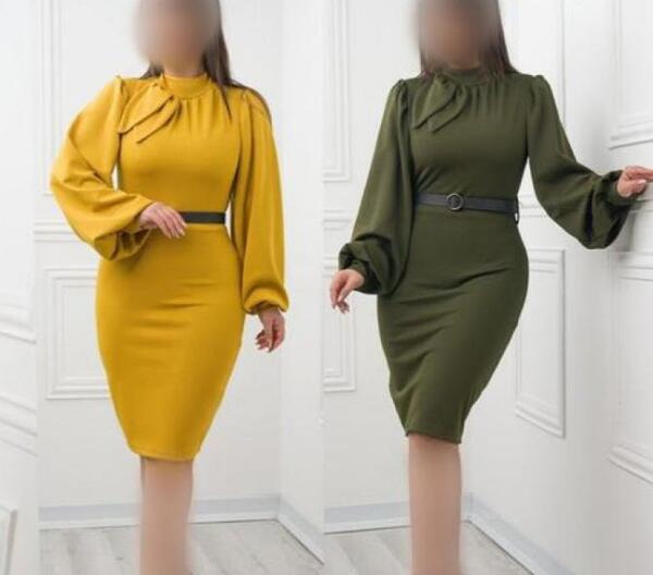 عکس لباس مجلسی دخترانه با آستین پفی