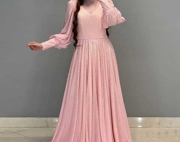 عکس مدل لباس مجلسی دخترانه آستین کلوش