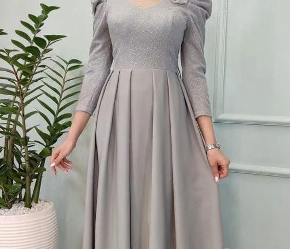 عکس لباس مجلسی دخترانه یقه ایستاده