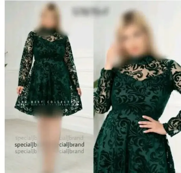 عکس لباس مجلسی کوتاه شیک عروسکی