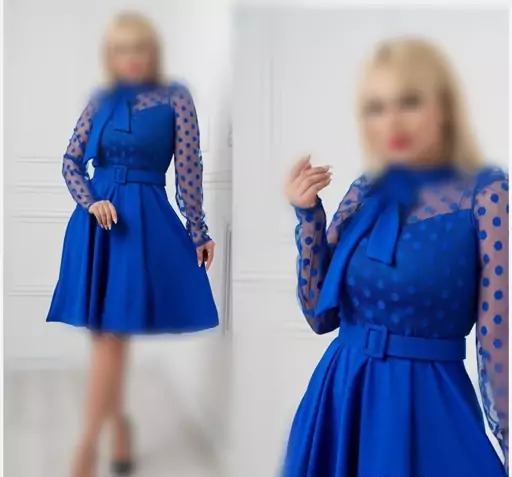 عکس لباس مجلسی کوتاه شیک عروسکی