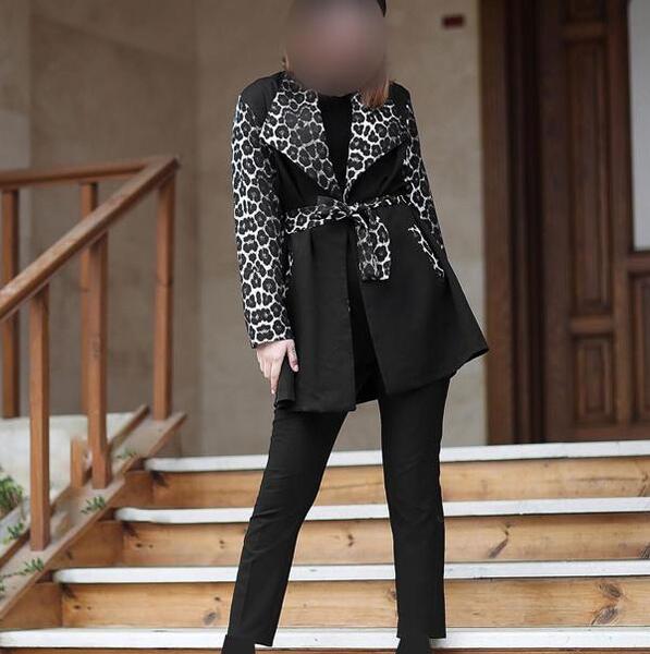 عکس لباس مجلسی بلند با پارچه غواصی