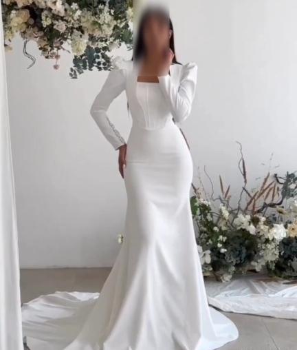 عکس لباس مجلسی عقد سفید