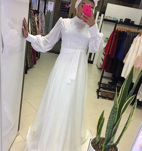 عکس لباس مجلسی عقد سفید