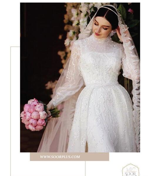 عکس لباس مجلسی عقد سفید