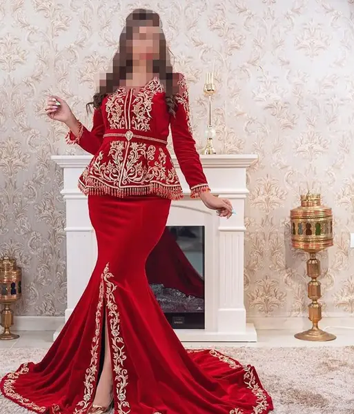عکس لباس مجلسی عربی بلند