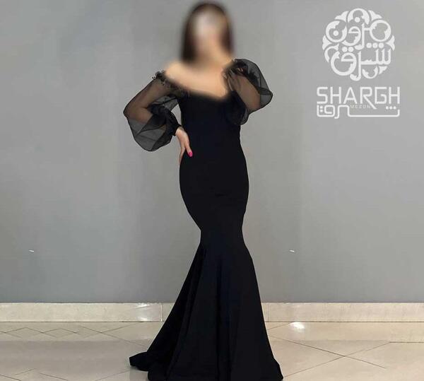 عکس لباس مجلسی زنانه طرح ماهی