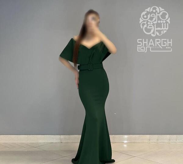 عکس لباس مجلسی زنانه طرح ماهی