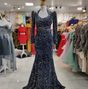 عکس لباس مجلسی طلایی شاین