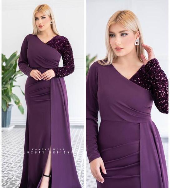 عکس مدل لباس مجلسی صدفی