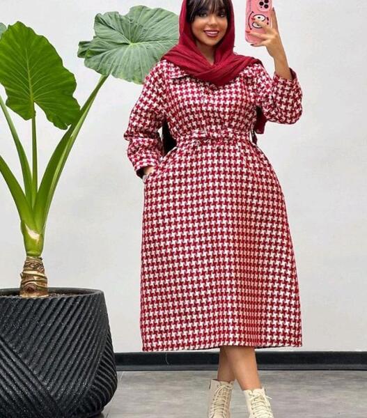 عکس مدل لباس مجلسی با پارچه ضخیم