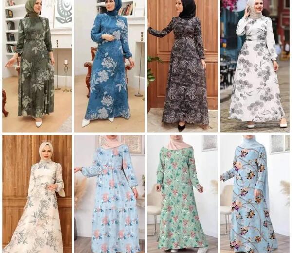 عکس مدل لباس مجلسی پارچه ضخیم