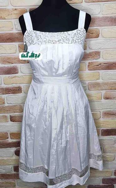 عکس لباس مجلسی سفید صدفی