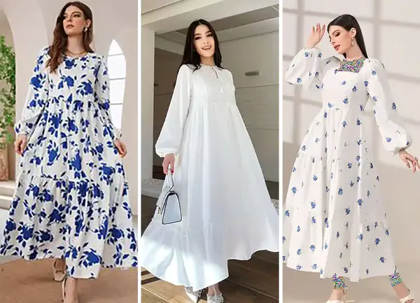 عکس مدل لباس مجلسی آستین صدفی