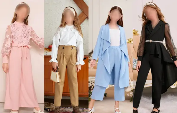 عکس مدل لباس مجلسی دخترانه 13 ساله کوتاه