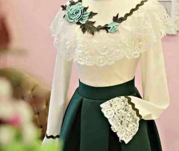 عکس لباس مجلسی دخترانه پوشیده ۱۲ ساله