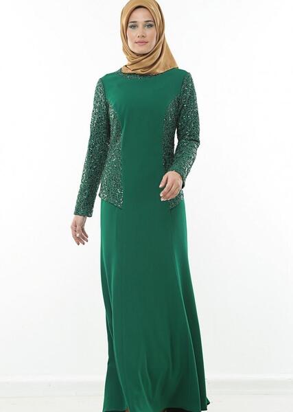 عکس مدل لباس مجلسی حجابی دخترانه