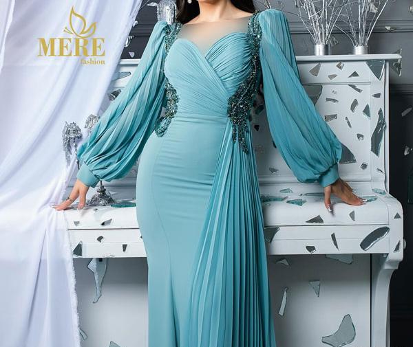 عکس لباس مجلسی حریر پوشیده