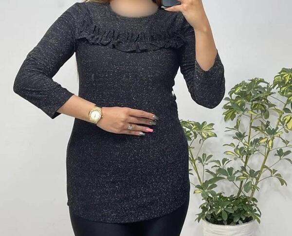عکس مدل لباس مجلسی ترکیب لمه و حریر
