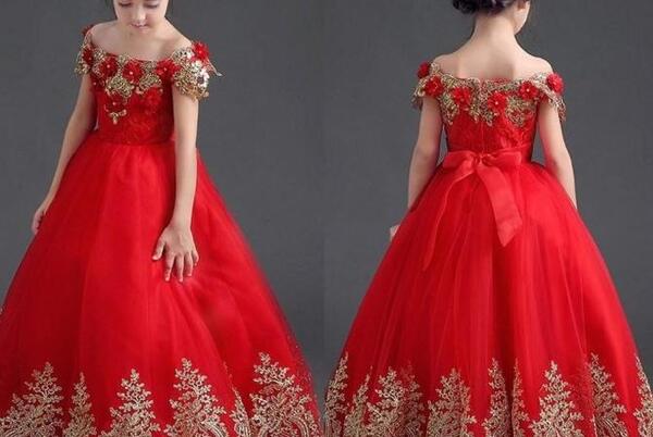 عکس لباس مجلسی بلند دخترانه ۱۲ ساله