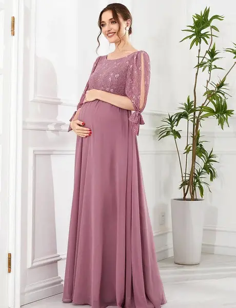 عکس لباس مجلسی بارداری ساده و شیک